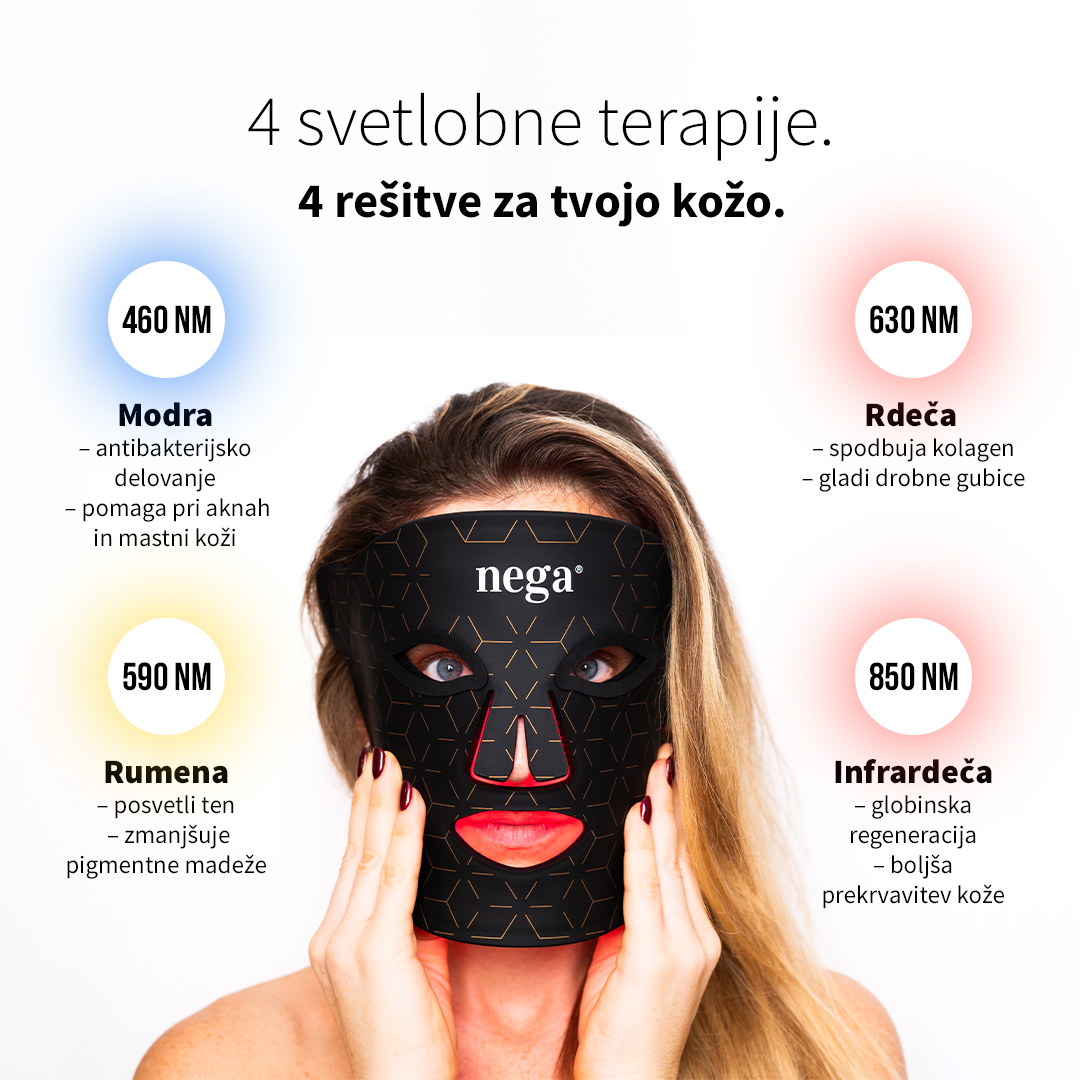 4 typy terapii światłem LED