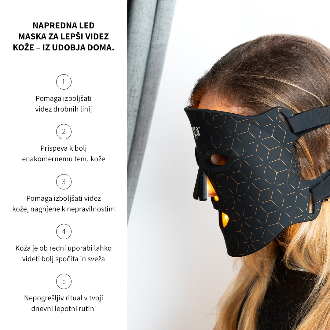 Zalety maski LED LuxGlow